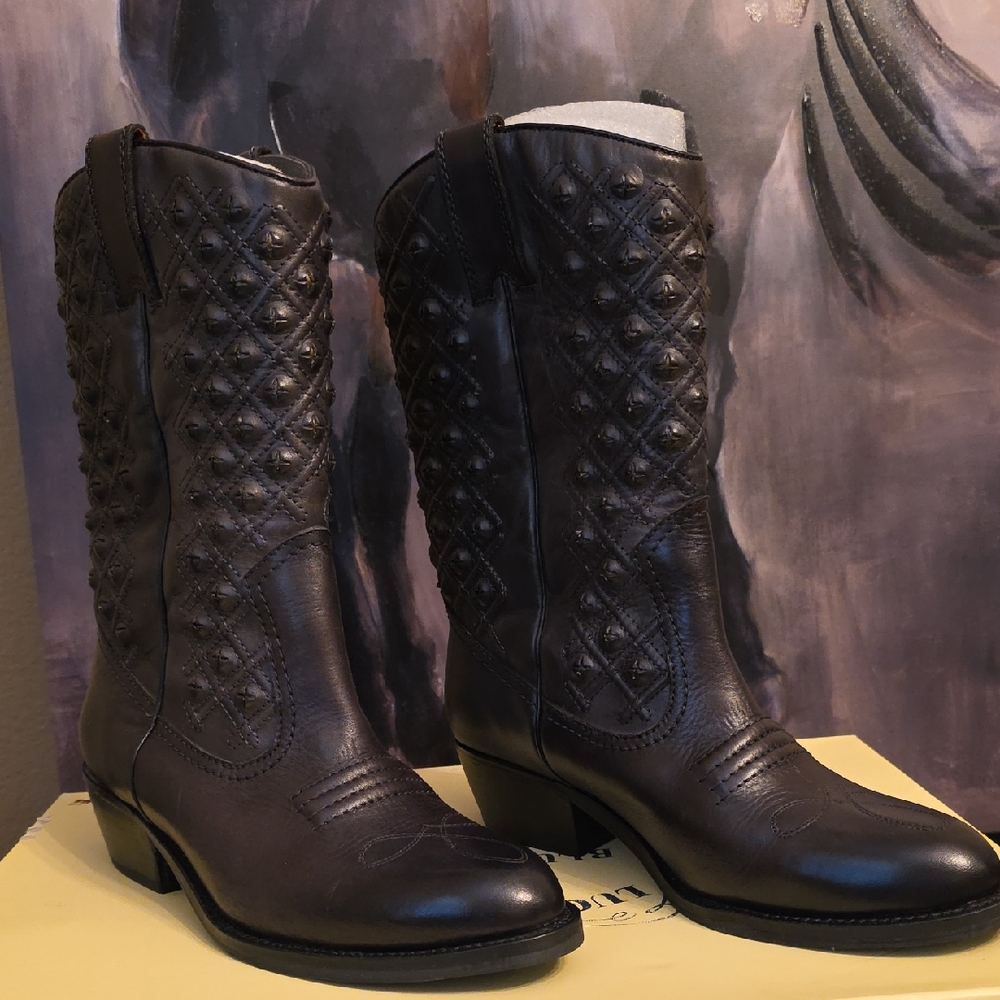 NWT Lucky Brand Leather Women's Western Boots